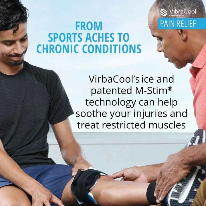 VibraCool Extended | Wearable Knee and Ankle Pain Relief Device