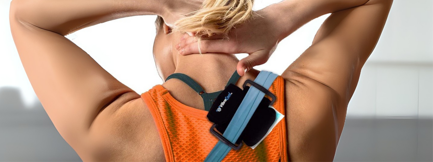 Vibracool for shoulder muscle restriction