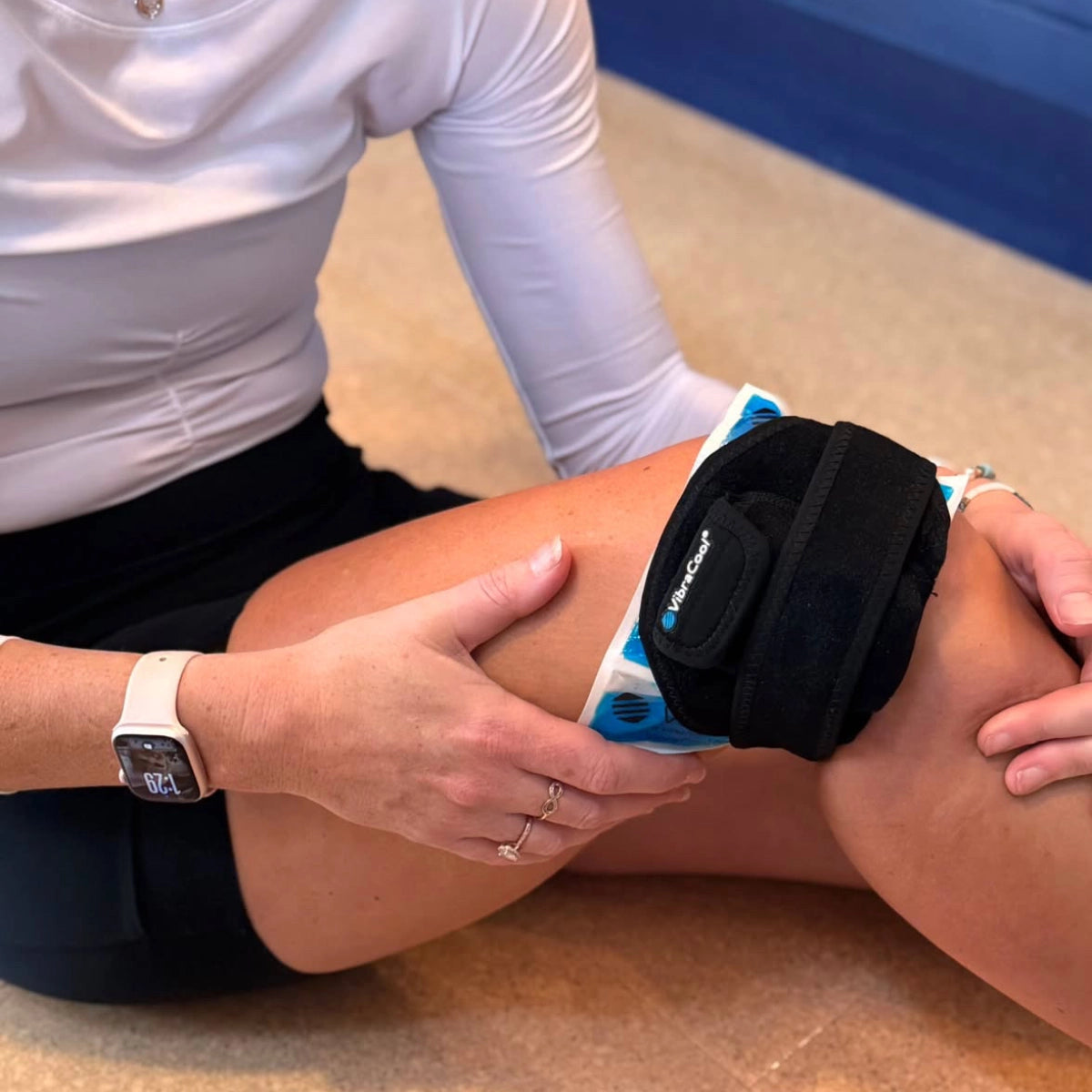 VibraCool Extended | Wearable Knee and Ankle Pain Relief Device
