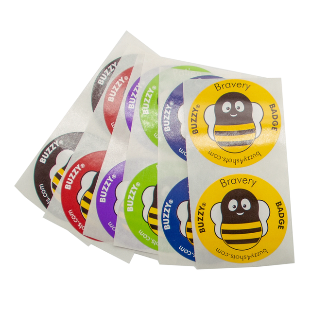 Buzzy Bravery Stickers (100 pack)